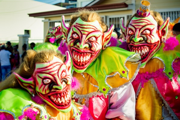 Les masques de carnaval république Dominicaine