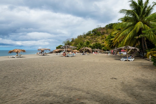 Plage de Mero Beach sur l'île de la Dominique