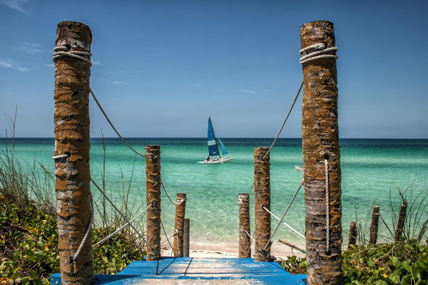 Plage de sable de Cayo Coco