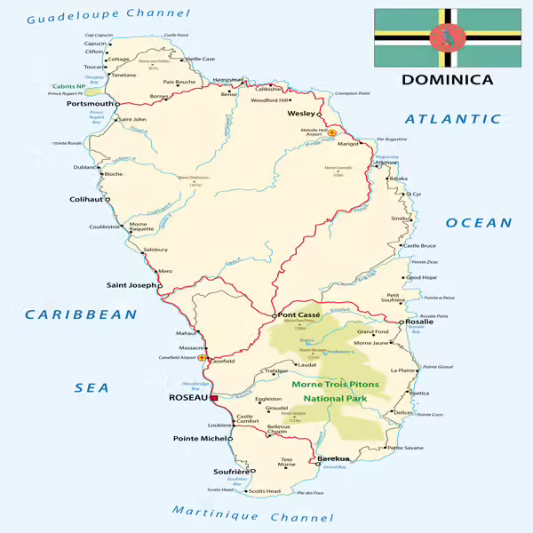 Visiter l'île de la Dominique