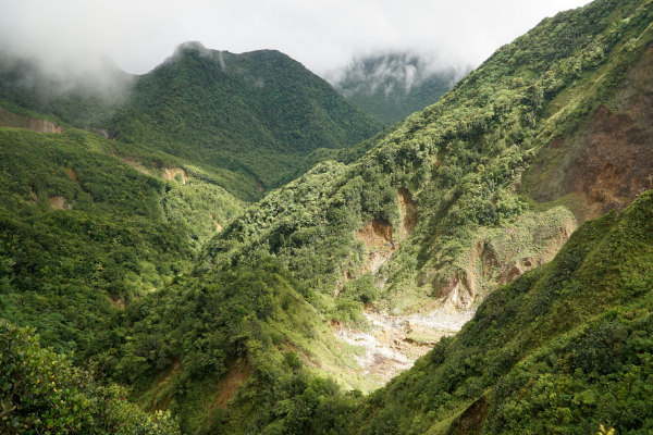 Paysage Titou gorge sur l'ïle de la Dominique