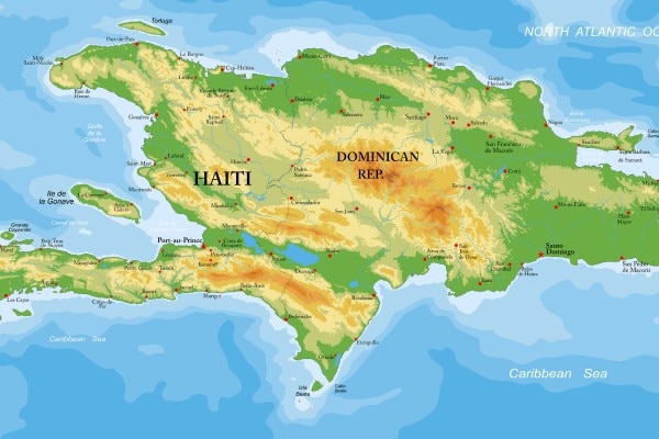 Carte de la République Dominicaine
