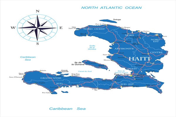 Carte d'Haïti 