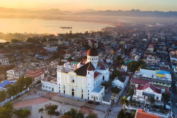 vue aérienne du centre historique du Cap-Haïtien