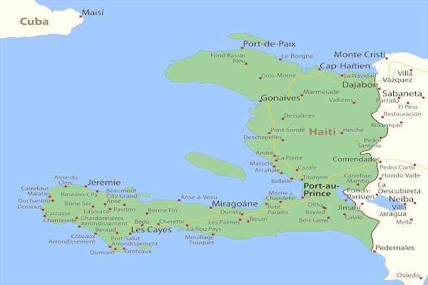 Carte d'Haïti