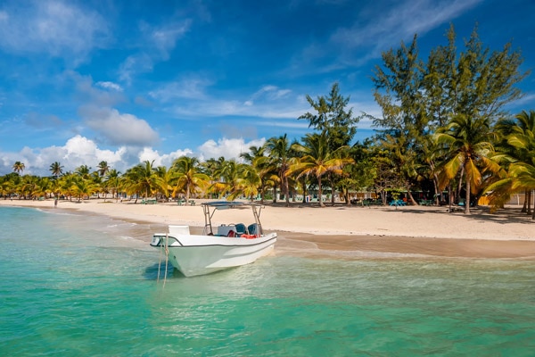 plage de l'île Saona en république dominicaine