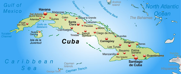 Carte de Cuba