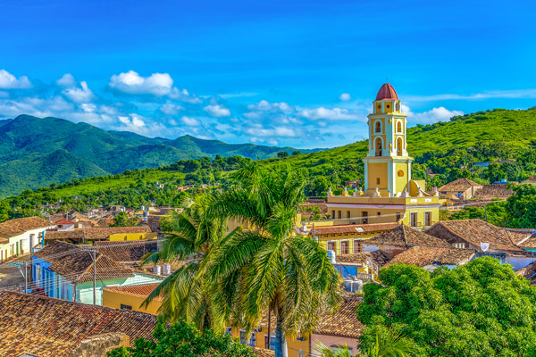 Paysage à Trinidad de Cuba