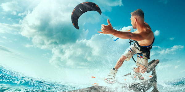 Spots de kitesurf praticables en Guyane