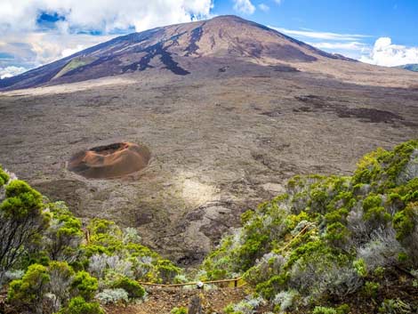 Volcan à l'île de la Réunion