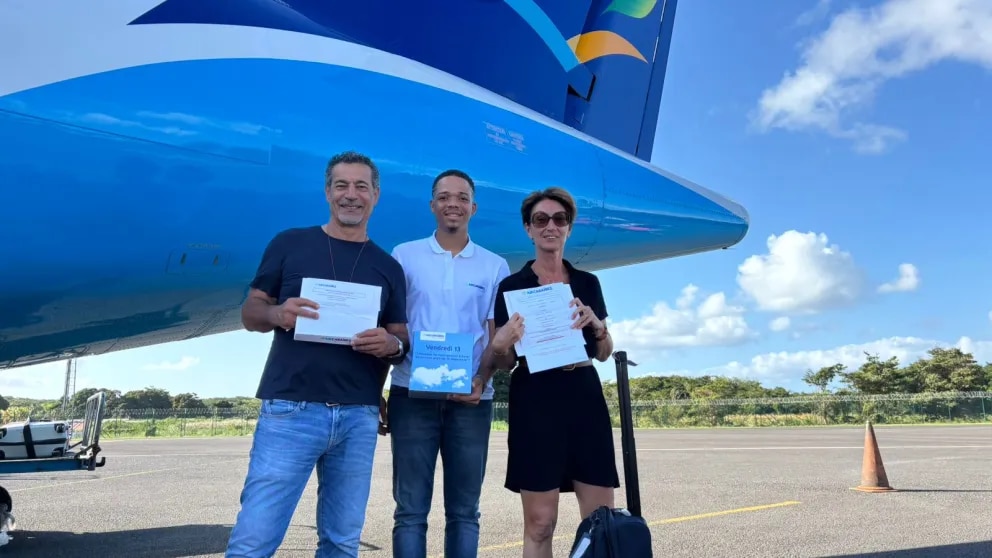 Jeux Vendredi 13 : le Siège en Or a fait des heureux sur les vols TX 310 et TX 311 d'Air Caraïbes