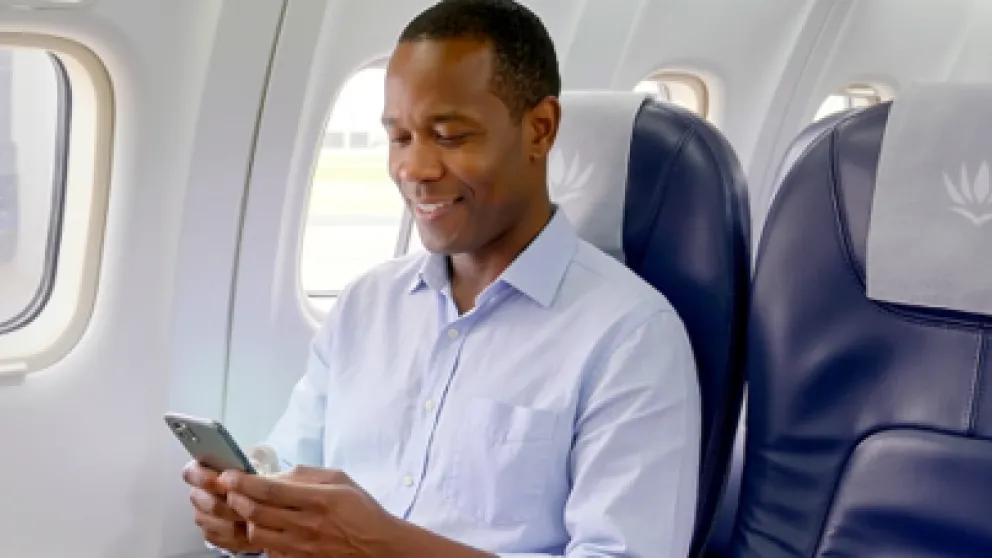 iZivision Air Caraïbes : divertissement gratuit en vol régional