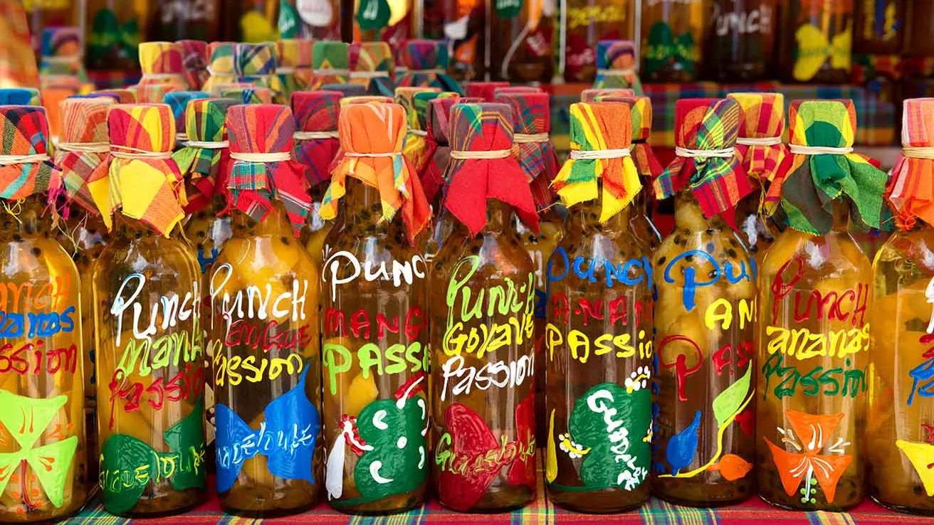 Punch au Marché Guadeloupe