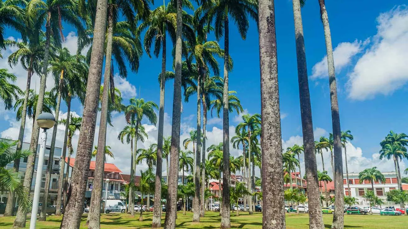 Place des Palmistes, Cayenne, French Guiana