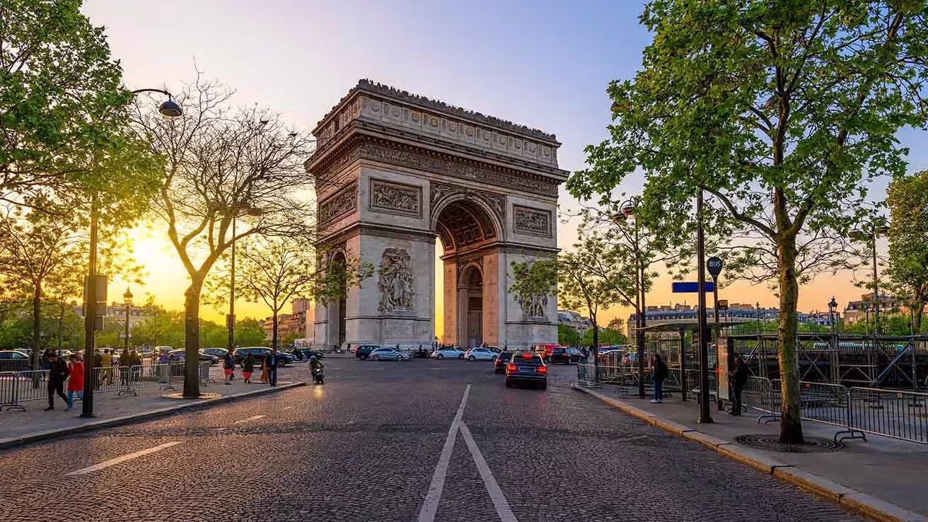 Arco del Triunfo en París