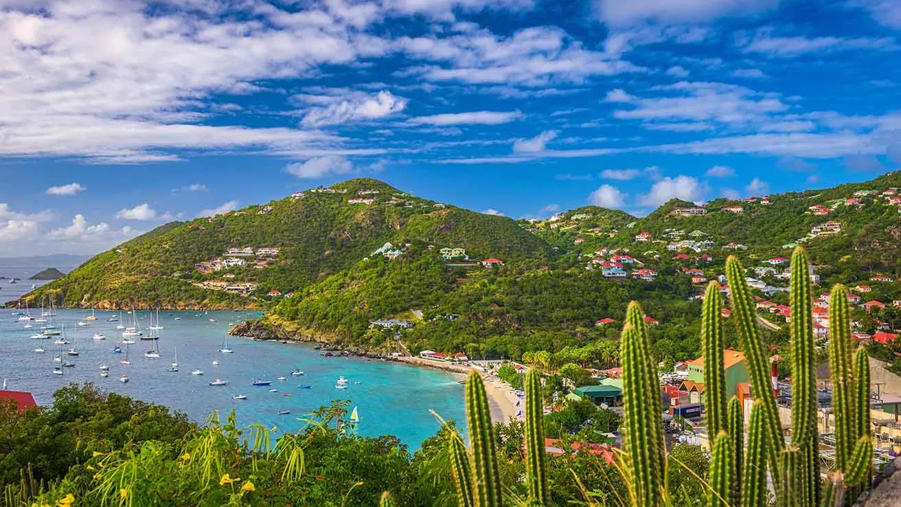 Vista de la isla de San Bartolomé