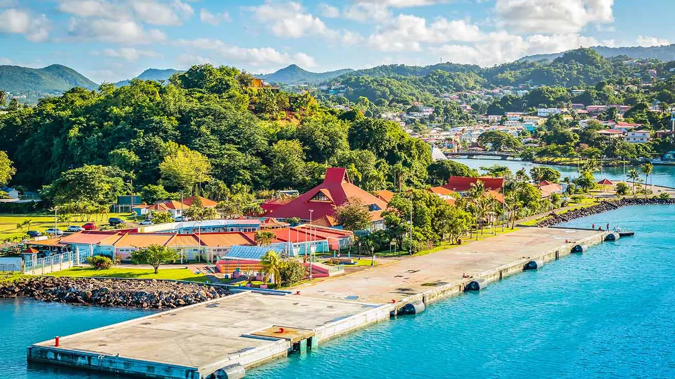 Port de Castries in Saint Lucia