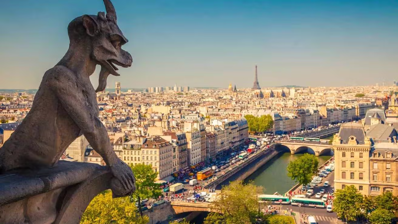 Gárgola de la catedral de Notre-Dame de París