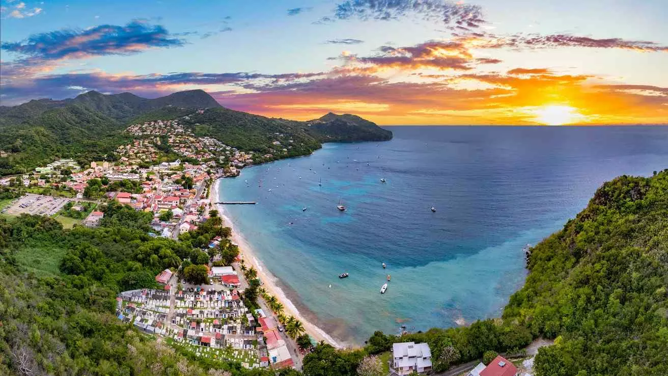 La baie des Anses d'Arlet en Martinique