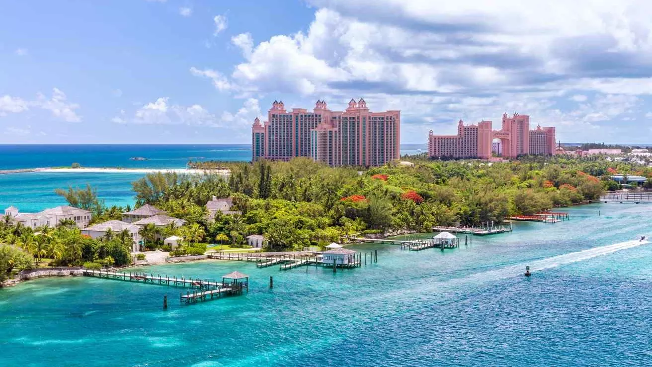 Le superbe Atlantis Resort sur l'île des Bahamas