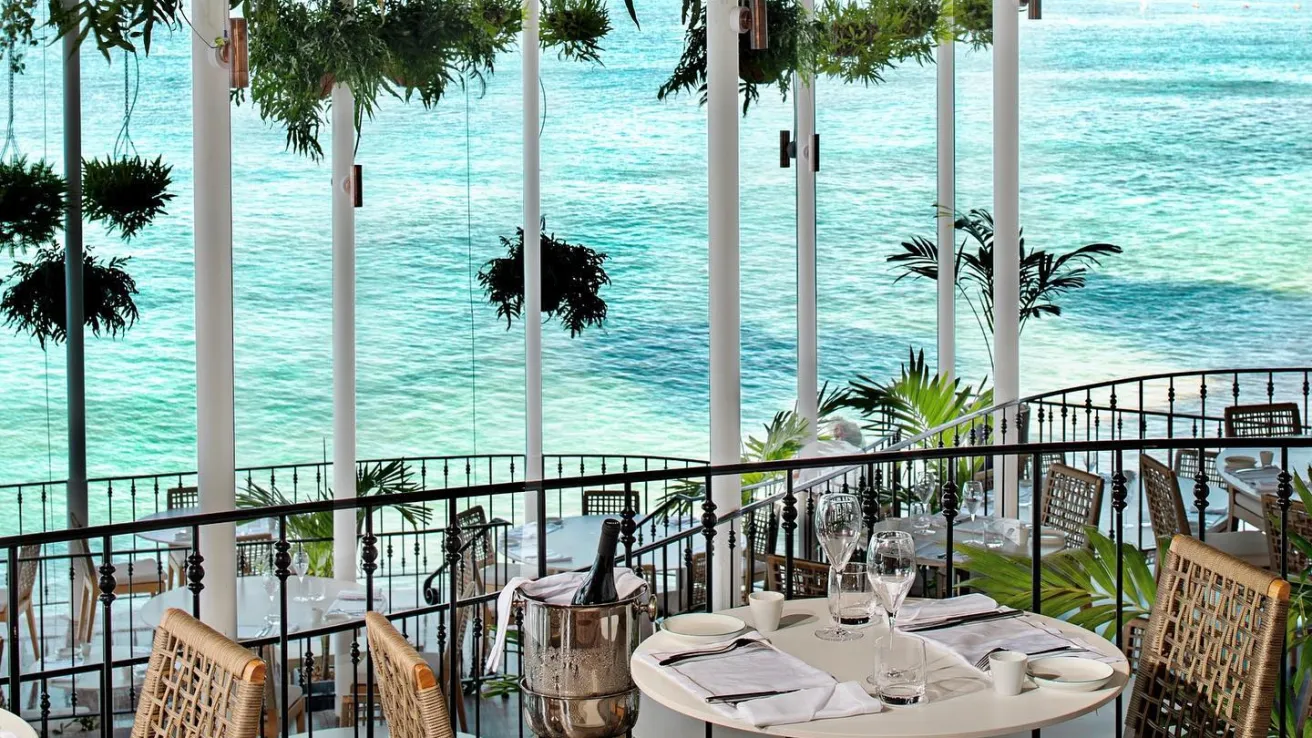Restaurant en bord de mer en Barbade