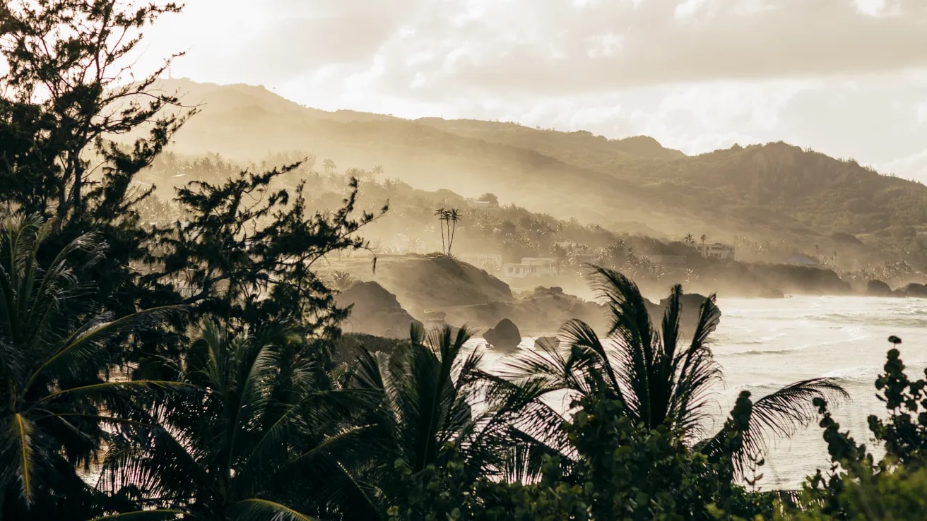 Bathsheba, côte est de la Barbade