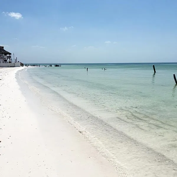 Photo d'une plage de Cancun