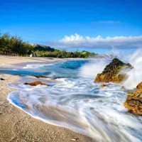 Plage de Boucan Canot sur l'île de la Réunion