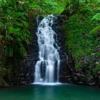 Chute d'eau en Guadeloupe