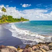 Plage à Saint Kitts et Nevis