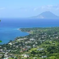 Vue aérienne St Kitts