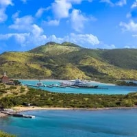 Vue aérienne sur Basseterre