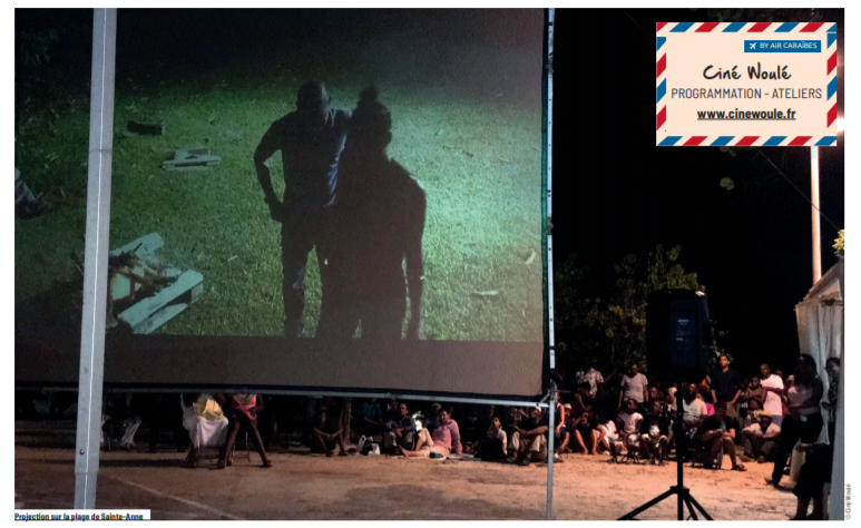 Projection plage Sainte-Anne Projection plage Sainte-Anne