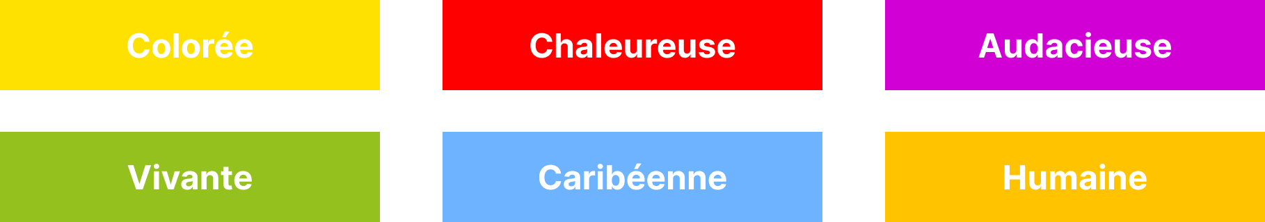 La couleur est notre langage