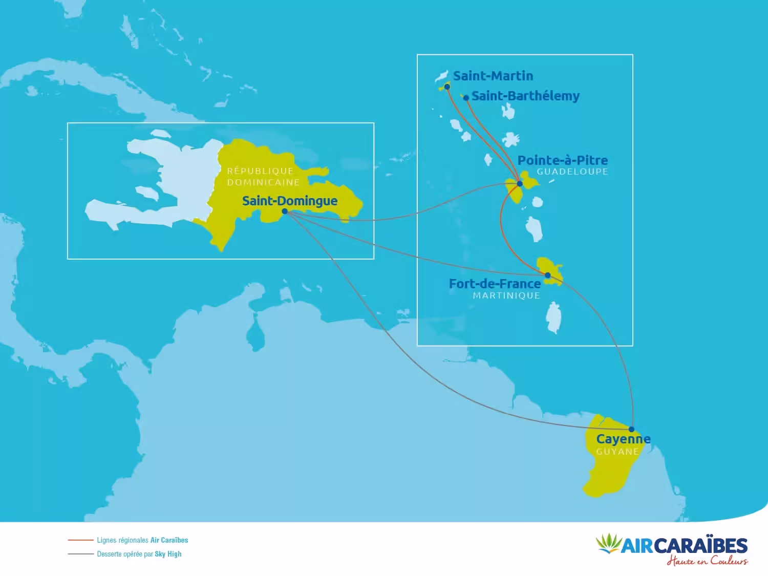 Regional network map
