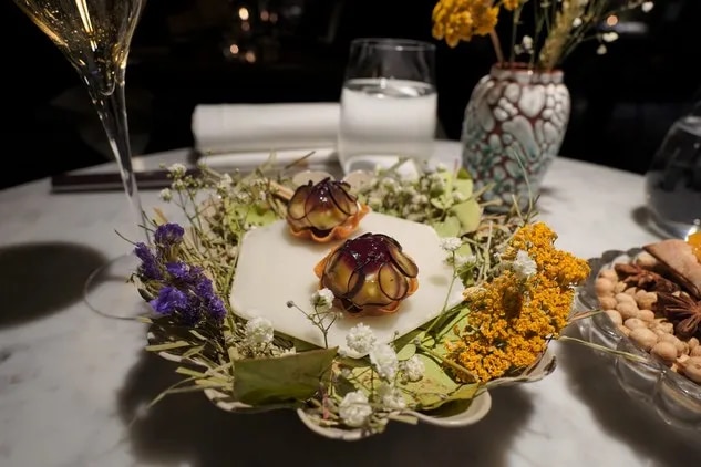 Plat restaurant étoilé