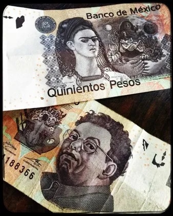 Billet représentant Frida et Diego