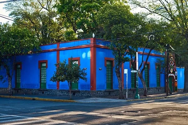 Photo de la casa azul de Frida Kahlo et Diego Rivera