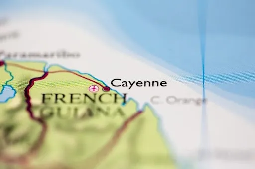 carte guyane