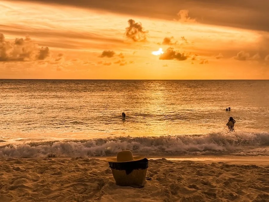Photo best sunset Sint-Maarten