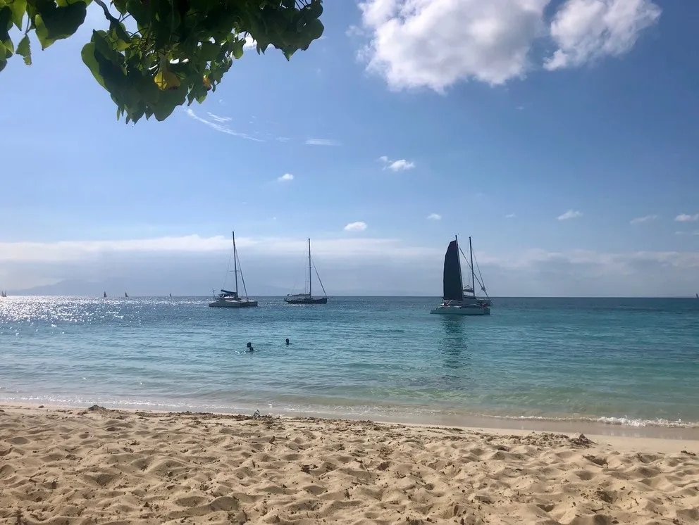 Plage de l'anse Canot à marie-Galante