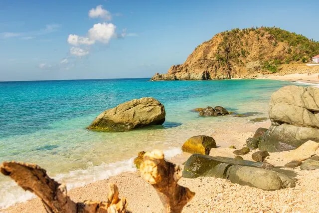 Plage à Saint Barth