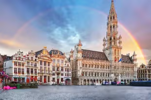 Flight to Brussels Midi TGV