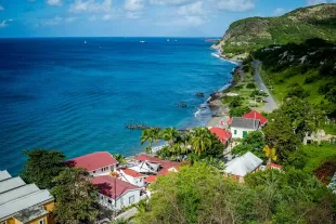 Vol au départ de Saint Eustache (EUX)
