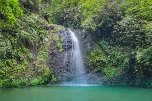 Cascade saut du gendarme en Martinique