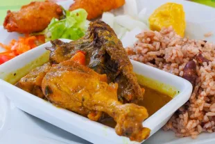 Plat des Antilles françaises