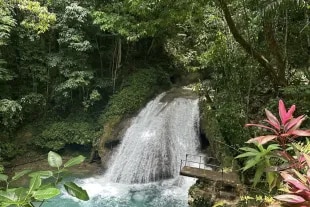Photo d'une cascade à la Jamaïque