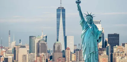 Statue de la Liberté à New York aux Etats-Unis
