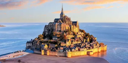 Mont Saint-Michel en Normandie en France
