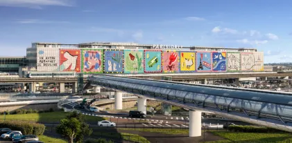 Fresque aéroport orly